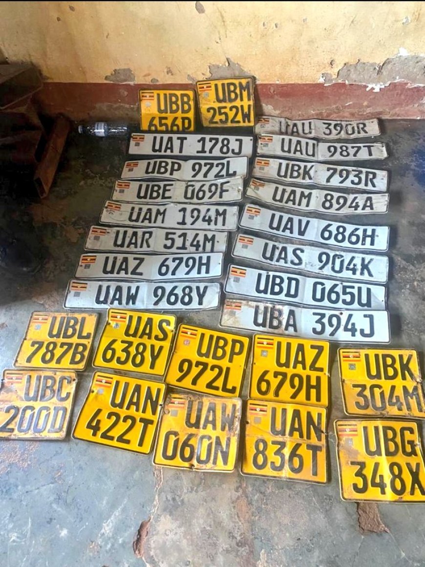 21 Year Old Man Arrested Over Motor Vehicle Thieft, Found With 25 Stolen Number Plates